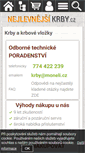 Mobile Screenshot of nejlevnejsikrby.cz